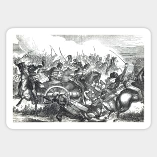 The Charge of the Light Brigade at Balaclava,  Crimean War 1854 Sticker